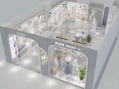 现代女士内衣店3D模型下载